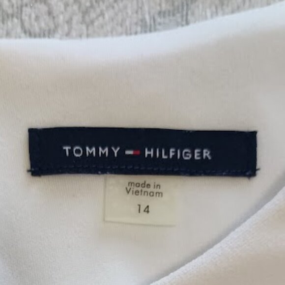 Tommy Hilfiger Colorblock Sheath Dress, Size 14 - Picture 3 of 4